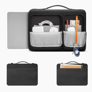 Krepšys nešiojamam kompiuteriui 13-14 Tech-Protect Defender Bag - juodos spalvos - Image 4