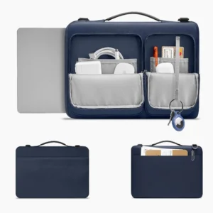 Krepšys nešiojamam kompiuteriui 15-16 Tech-Protect Defender Bag - mėlynos spalvos - Image 5