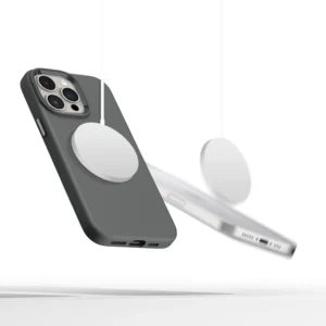 Tech-Protect Silicone PUz MagSafe Apple iPhone 15 Pro - dėklas telefonui pilkos spalvos - Image 2