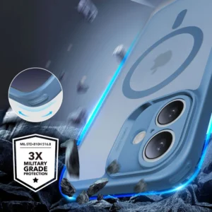 ESR Classic Pro Set Halolock MagSafe Apple iPhone 16 - dėklas telefonui mėlynos spalvose - Image 4