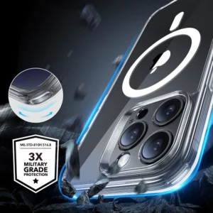 ESR Classic Pro Set Halolock MagSafe Apple iPhone 16 Pro Max - dėklas telefonui skaidrus - Image 4