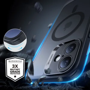 ESR Classic Pro Set Halolock MagSafe Apple iPhone 16 - dėklas telefonui juodos spalvos - Image 4