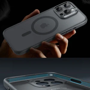 ESR Classic Pro Set Halolock MagSafe Apple iPhone 16 Pro Max - dėklas telefonui pilkos spalvos - Image 7