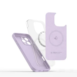 Tech-Protect Liquid Silicone MagSafe Apple iPhone 16 Pro Max - dėklas telefonui violetinės spalvos - Image 3