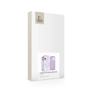 Tech-Protect Liquid Silicone MagSafe Apple iPhone 16 Pro Max - dėklas telefonui violetinės spalvos - Image 4