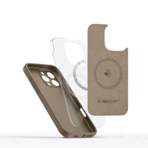 Tech-Protect Liquid Silicone MagSafe Apple iPhone 16 Pro Max - dėklas teleofnui rudos spalvos - Image 3