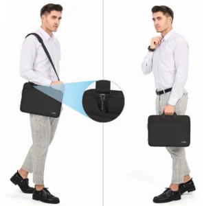 Krepšys nešiojamam kompiuteriui 13-14 Tech-Protect Pocket - juodos spalvos - Image 6