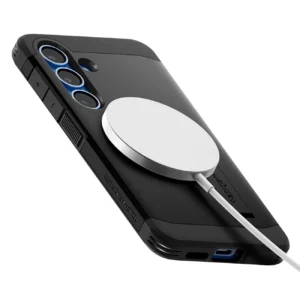Spigen Tough Armor MagSafe Samsung Galaxy S25 Plus - dėklas telefonui juodos spalvos - Image 9