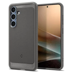 Spigen Rugged Armor Mag MagSafe Samsung Galaxy S25 - dėklas telefonui pilkos spalvos - Image 2