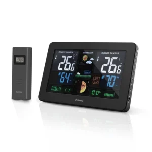 Hama Premium Weather Station with USB - juodos spalvos - Image 5