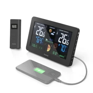 Hama Premium Weather Station with USB - juodos spalvos - Image 7