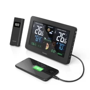 Hama Premium Weather Station with USB - juodos spalvos - Image 9