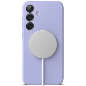Ringke Silicone MagSafe Samsung Galaxy S25 Plus - dėklas telefonui violetinės spalvos - Image 4