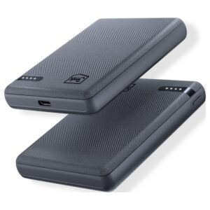 Powerbank 3MK Pocket Powerbank 5000mAh 12W USB-C pilkos spalvos - Image 5
