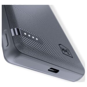 Powerbank 3MK Pocket Powerbank 5000mAh 12W USB-C pilkos spalvos - Image 7