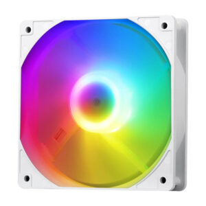 Darkflash C7 3-in-1 korpuso aušintuvas baltos spalvos