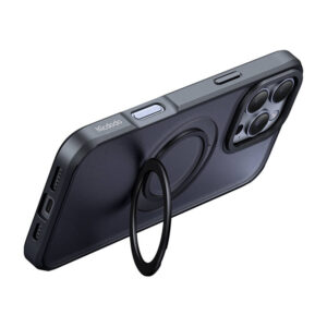 McDodo PC-4932 MagSafe Apple iPhone 16 Pro su stoveliu juodos spalvos - Image 3