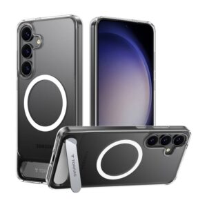 Torras Pstand Series dėklas telefonui Samsung S25 Plus skaidrus