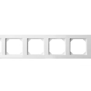 Šešiavietis rėmelis LIREGUS EPSILON, baltos spalvos