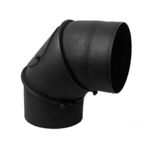 Dūmtraukio alkūnė WADEX 160mm, 2 mm 45/90° - Image 1