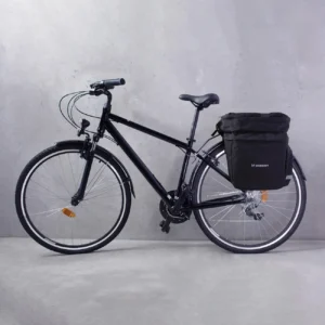 Wozinsky spacious bike bag 60 l for the trunk (rain cover included) juodos spalvos (WBB13BK) - Image 5