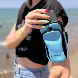 Wozinsky running phone armband mėlynos spalvos (WABBL1) - Image 9