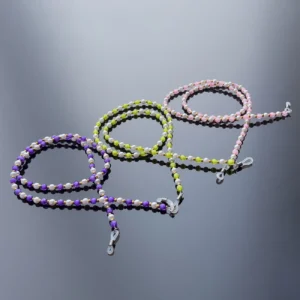 A chain for glasses, beads, an orange pendant - Image 4
