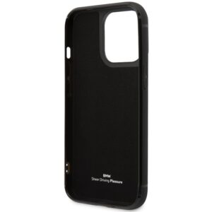 BMW BMHCP14L22RSEPK Apple iPhone 14 Pro  6,1" dėklas telefonui juodos spalvos Leather Card Slot - Image 7