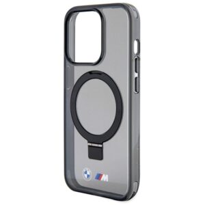 BMW BMHMP15LURSK Apple iPhone 15 Pro 6.1"  dėklas telefonui juodos spalvos hardcase Ring Stand M Collection MagSafe - Image 6