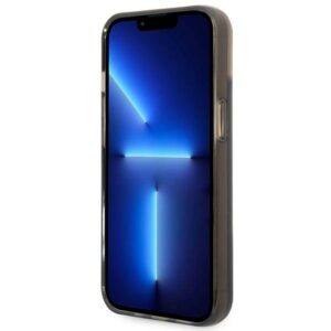 Guess GUHCP14SLFCTPK Apple iPhone 14 / 15 / 13 6.1" juodos spalvos hardcase Liquid Glitter Palm Collection - Image 5