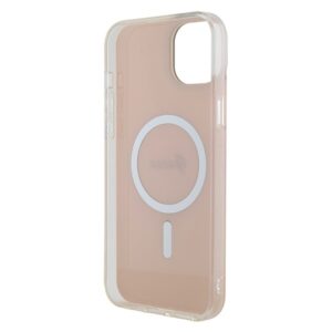 Guess GUHMP15MHITSP Apple iPhone 15 Plus / 14 Plus 6.7" dėklas telefonui rožinės spalvos hardcase IML Iridescent MagSafe - Image 7