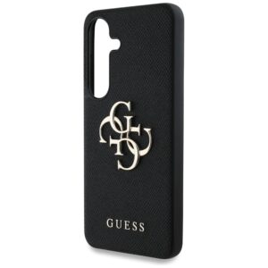 Guess Grained Big 4G Logo Small Classic Logo Samsung Galaxy S25 Plus dėklas telefonui juodos spalvos - Image 6