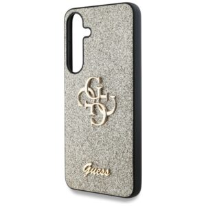 Guess Fixed Glitter Big 4G Metal Logo Samsung Galaxy S25 Plus dėklas telefonui auksos spalvos - Image 6