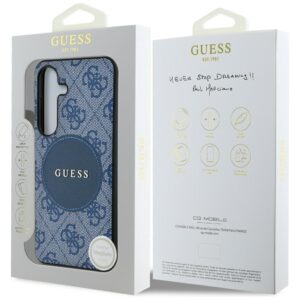 Guess 4G Round Patch Classic Logo MagSafe Samsung Galaxy S25 Plus dėklas telefonui mėlynos spalvos - Image 8