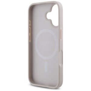 Guess HC PU 4G Small 4G and Classic Apple iPhone 16 MagSafe rožinės spalvos - Image 7