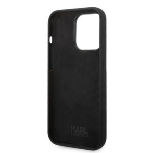 Karl Lagerfeld KLHCP14LSRSGRCK Apple iPhone 14 Pro 6,1" hardcase juodos spalvos Silicone RSG - Image 7