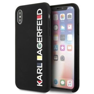 Karl Lagerfeld KLHCPXBHWHBK Apple iPhone X/XS hardcase dėklas telefonui juodos spalvos Glossy Bauhaus - Image 1