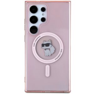 Karl Lagerfeld KLHMS24LHFCCNOP S24 Ultra S928 dėklas telefonui rožinės spalvos hardcase IML Choupette MagSafe - Image 3
