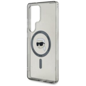 Karl Lagerfeld Button Karl Head Printed Logo MagSafe Samsung Galaxy S25 Ultra dėklas telefonui juodos spalvos - Image 6