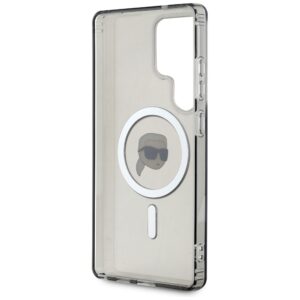 Karl Lagerfeld Button Karl Head Printed Logo MagSafe Samsung Galaxy S25 Ultra dėklas telefonui juodos spalvos - Image 7