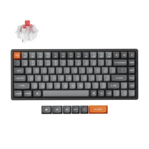 Keychron K2 Max QMK/VIA Wireless RGB - US Layout - Hot-Swappable Super Red (K2M-J1) Belaidė Žaidimų Klaviatūra
