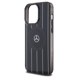 Mercedes MEHMP15X23HRSK Apple iPhone 15 Pro  Max 6.7" dėklas telefonui juodos spalvos hardcase Double Layer Crossed Lines MagSafe - Image 6