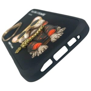 Nimmy Apple iPhone 16 6.1" dėklas telefonui juodos spalvos Glasses Cool Dog - Image 8