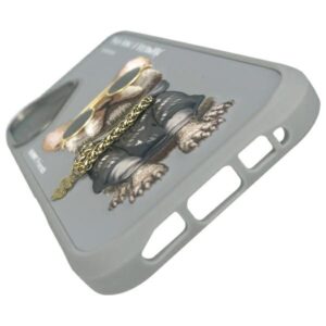 Nimmy Apple iPhone 16 6.1" dėklas telefonui pilkos spalvos Glasses Cool Dog - Image 8