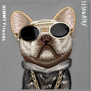 Nimmy Apple iPhone 16 Pro Max 6.9" dėklas telefonui pilkos spalvos Glasses Cool Dog - Image 7