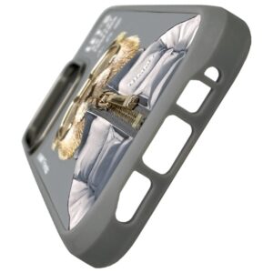 Nimmy Apple iPhone 16 Pro 6.3" dėklas telefonui pilkos spalvos Cool&Cute 2.0 Bear - Image 6