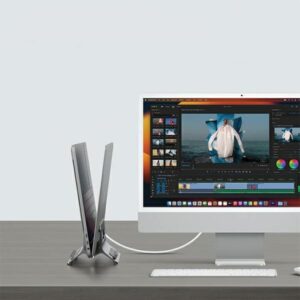 SODI gravitacinis stovas skirtas Apple MacBook SMS-300 pilkos spalvos - Image 3