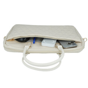 Wonder Briefcase Laptop 17 colių pico quilted beige - Image 4