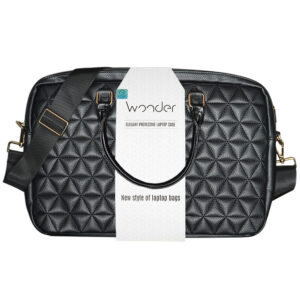 Wonder Briefcase Laptop 17 colių pico quilted black - Image 6
