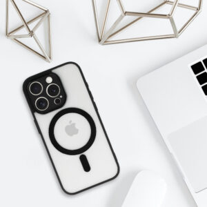 Acrylic Color Magsafe Dėklas skirtas Samsung Galaxy S25 Ultra raudonos spalvos - Image 5